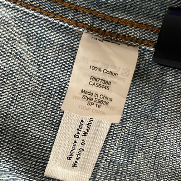 Sleeveless denim vest by Madewell petite small - Picture 4 of 6